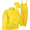 Tingley Rubber Tingley® S56307 DuraScrim„¢ 3 Pc Suit, Yellow, Detachable Hood, Medium S56307.MD
